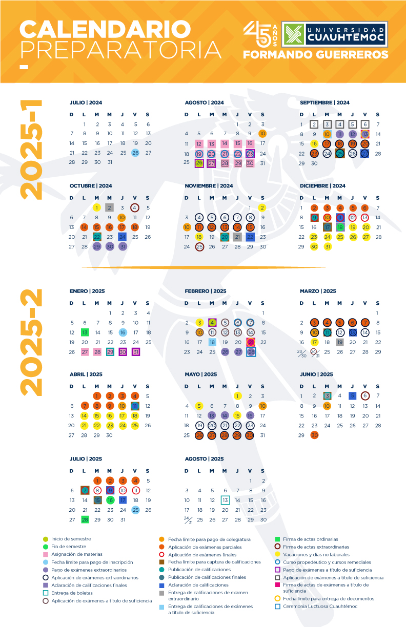 Calendario Prepa